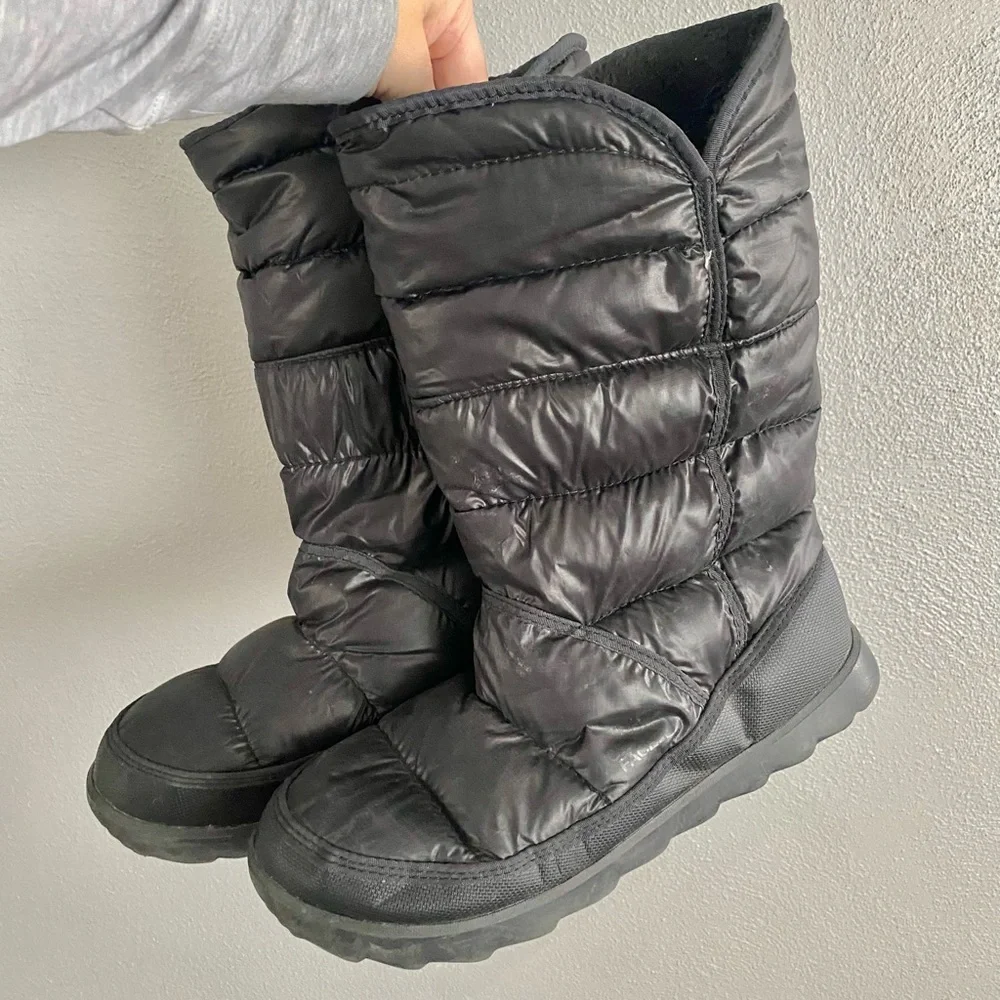 The North Face Boots Women’s Size 10 Amore II Black Primaloft Winter Waterproof